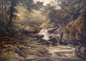 Rhiadr Ddu, nära Maentwrog, norra Wales